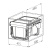 Segregator_dlya_modulya_450mm_2h20L_ANTRATsIT_s_krepleniem_k_fasadu_s_dovod._PB_45_MF2X20_60A_1